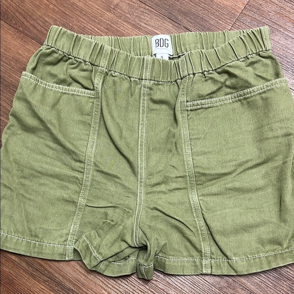 BDG Sage Green Casual Shorts